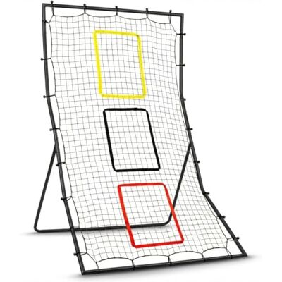 GarveeHome Baseball & Softball Rebounder Netz 180x120cm– 3 Zielzonen Für Pitchen & Fielding, Ohne Fänger, Integrierte Strike Zone, Für Solo-Training Im Garten GarveeHome Baseball & Softball Rebounder Netz 180x120cm– 3 Zielzonen Für Pitchen & Fielding, Ohne Fänger, Integrierte Strike Zone, Für Solo-Training Im Garten