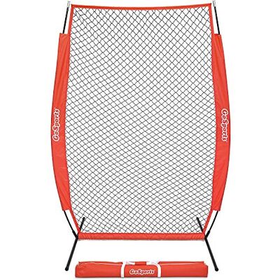GoSports Pitching-Bildschirme Schutznetz für Baseball-und Softball-Pitcher, 2,1 x 1,2 m, EIN Muss für sicheres Training, Rot/Ausflug, einfarbig (Getaway Solids) GoSports Pitching-Bildschirme Schutznetz für Baseball-und Softball-Pitcher, 2,1 x 1,2 m, EIN Muss für sicheres Training, Rot/Ausflug, einfarbig (Getaway Solids)