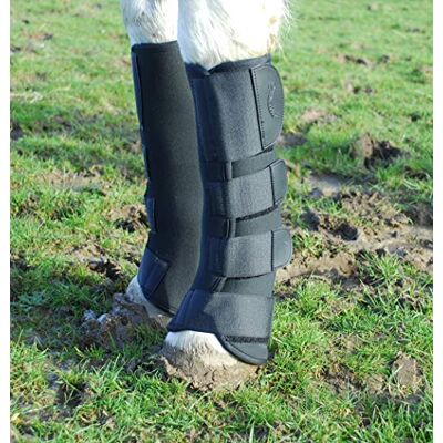 Rhinegold 0 Breathable Neoprene Turnout Boots-Pony-Black, Schwarz Rhinegold 0 Breathable Neoprene Turnout Boots-Pony-Black, Schwarz