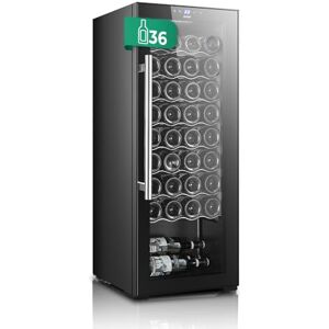 SVAN Vinoteca 36 Botellas Negro SVN3600S. Capacidad 106 L, Bajo Nivel Sonoro, Luz Interior, Eficiencia Energética Clase G SVAN Vinoteca 36 Botellas Negro SVN3600S. Capacidad 106 L, Bajo Nivel Sonoro, Luz Interior, Eficiencia Energética Clase G