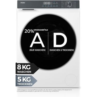 HAIER Waschtrockner 8/5kg G3 Serie HWD80-BP14637T HAIER Waschtrockner 8/5kg G3 Serie HWD80-BP14637T