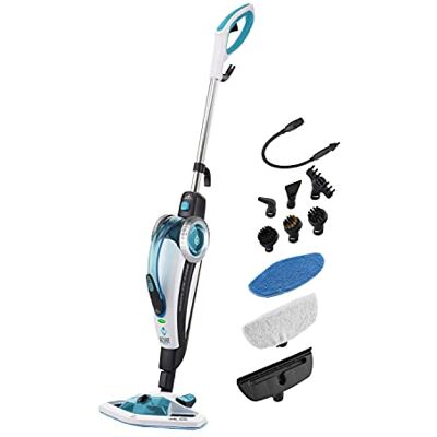 ETA Marke - Dampfmopp / Handdampfreiniger - Weiß/Blau ETA Marke - Dampfmopp / Handdampfreiniger - Weiß/Blau