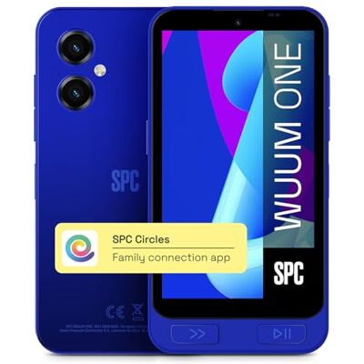SPC WUUM ONE Kinder-Smartphone, Android, GPS, Kindersicherung, Blau SPC WUUM ONE Kinder-Smartphone, Android, GPS, Kindersicherung, Blau