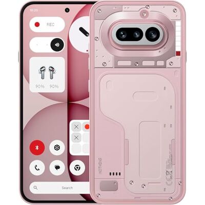 Nothing Phone (4a) 50 MP Triple-Kamera, bis 70x Ultra-Zoom, Transparentes Smartphone, Langer Akku, 50W Schnellladen, 120Hz AMOLED, Glyph Bar, 12GB+256GB Rosa Nothing Phone (4a) 50 MP Triple-Kamera, bis 70x Ultra-Zoom, Transparentes Smartphone, Langer Akku, 50W Schnellladen, 120Hz AMOLED, Glyph Bar, 12GB+256GB Rosa