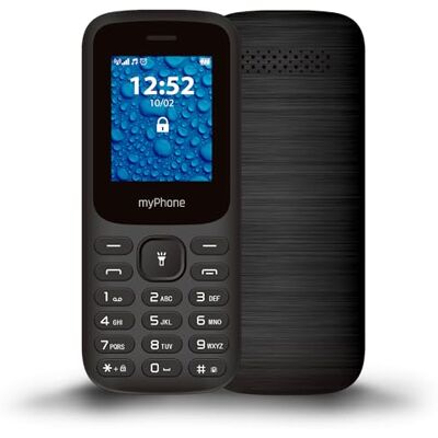 MP myPhone myPhone 2220 Tastentelefon, große Tasten, Farbdisplay 1,77", Akku 600 mAh, Fackel, Radio, mp3, Dual-Sim, bluetooth, Mobiltelefon für Senioren, beleuchtete Tasten, Schwarz, tastenhandy, seniorentelefon MP myPhone myPhone 2220 Tastentelefon, große Tasten, Farbdisplay 1,77", Akku 600 mAh, Fackel, Radio, mp3, Dual-Sim, bluetooth, Mobiltelefon für Senioren, beleuchtete Tasten, Schwarz, tastenhandy, seniorentelefon
