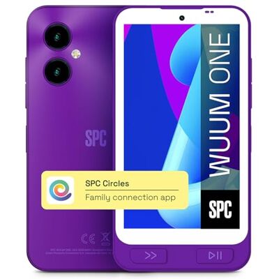 SPC WUUM ONE Kinder-Smartphone, Android, GPS, Kindersicherung, Lila SPC WUUM ONE Kinder-Smartphone, Android, GPS, Kindersicherung, Lila