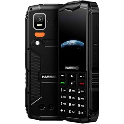 Hammer H Horizon LTE Outdoor Handy ohne Vertrag, 3000mAh Akku, 64 GB, 2,8" IPS Display, große Tasten, SOS-Taste, Taschenlampe, 2 MP Kamera, FM-Radio, USB-C, Dual SIM, IP68/MIL-STD-810H, Schwarz Hammer H Horizon LTE Outdoor Handy ohne Vertrag, 3000mAh Akku, 64 GB, 2,8" IPS Display, große Tasten, SOS-Taste, Taschenlampe, 2 MP Kamera, FM-Radio, USB-C, Dual SIM, IP68/MIL-STD-810H, Schwarz