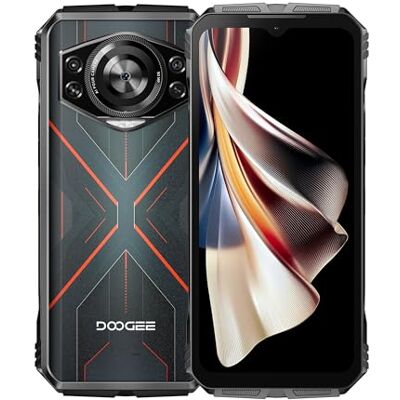 DOOGEE S Cyber Android 14 Outdoor Mobile Phone 10800 mAh, 20 GB (8 + 12) + 256 GB Outdoor Smartphone without Contract 6.6 Inch FHD+ Octa-Core 50MP + 16MP Site Mobile Phone 4G Dual SIM/IP68/OTG/NFC/GPS DOOGEE S Cyber Android 14 Outdoor Mobile Phone 10800 mAh, 20 GB (8 + 12) + 256 GB Outdoor Smartphone without Contract 6.6 Inch FHD+ Octa-Core 50MP + 16MP Site Mobile Phone 4G Dual SIM/IP68/OTG/NFC/GPS