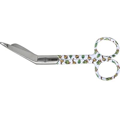 GIMA Lister-Verbandschere für Krankenpfleger, Raupe-Fantasie, aus rostfreiem Stahl, seidenglänzend und pulverbeschichtet, Länge 14 cm GIMA Lister-Verbandschere für Krankenpfleger, Raupe-Fantasie, aus rostfreiem Stahl, seidenglänzend und pulverbeschichtet, Länge 14 cm