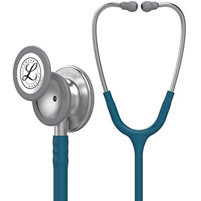Littmann Classic III Stethoskop, 5623, Schlauch Karibikblau Edelstahl-Bruststück. Für Ärzte, Pflegekräfte und Medizinstudenten Littmann Classic III Stethoskop, 5623, Schlauch Karibikblau Edelstahl-Bruststück. Für Ärzte, Pflegekräfte und Medizinstudenten