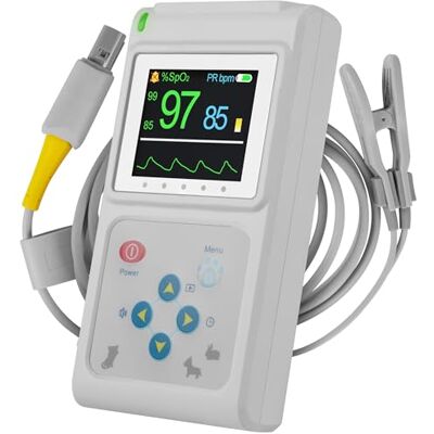 PULOX PO-600VET Veterinär Pulsoximeter für SpO2 & Puls bei Tieren Oximeter für Tierarzt, Tierklinik und Heimanwendung, geeignet zur Kontrolle wichtiger Vitalparameter PULOX PO-600VET Veterinär Pulsoximeter für SpO2 & Puls bei Tieren Oximeter für Tierarzt, Tierklinik und Heimanwendung, geeignet zur Kontrolle wichtiger Vitalparameter