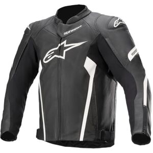 Alpinestars Faster V2 Leather Jacket Black/White, 54 Alpinestars Faster V2 Leather Jacket Black/White, 54