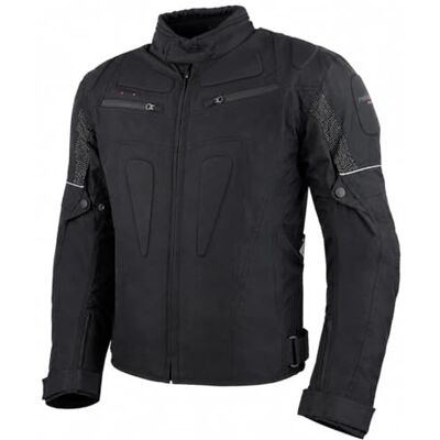 ROLEFF RACEWEAR Motorradjacke Riga RO 301, schwarz, XXL, 3016 ROLEFF RACEWEAR Motorradjacke Riga RO 301, schwarz, XXL, 3016
