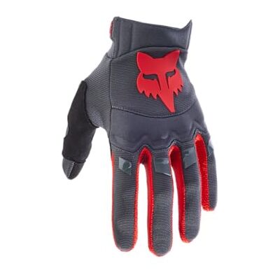 Fox Dirtpaw Glove CE – Motocross Handschuhe – gepolsterte Knöchel – Touchscreen Kompatibel – hohe Performance – verstellbare Passform – für MX & Offroad – Grey/Red, Größe: 2X Fox Dirtpaw Glove CE – Motocross Handschuhe – gepolsterte Knöchel – Touchscreen Kompatibel – hohe Performance – verstellbare Passform – für MX & Offroad – Grey/Red, Größe: 2X