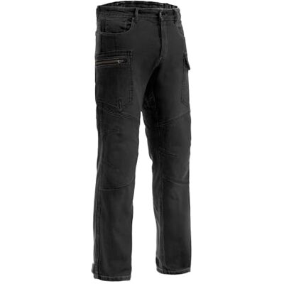 BROGER Bronx Motorradjeans Motorradhose Herren Denim Aramidfaser Futter Knie und Hüftprotektoren Stufe 1 Cargotaschen Schutzstufe AA Regular Fit BROGER Bronx Motorradjeans Motorradhose Herren Denim Aramidfaser Futter Knie und Hüftprotektoren Stufe 1 Cargotaschen Schutzstufe AA Regular Fit
