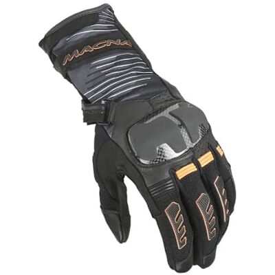 Macna Tempo 2.0 schwarze orangene Motorradhandschuhe Macna Tempo 2.0 schwarze orangene Motorradhandschuhe