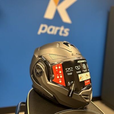LS2 , klapphelme motorrad ADVANT X solid mat titanium, XXL LS2 , klapphelme motorrad ADVANT X solid mat titanium, XXL