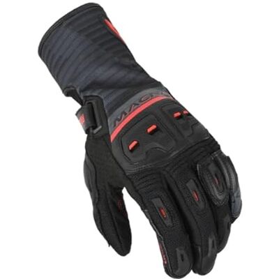 Macna Shellar Schwarz-Rot Motorradhandschuhe Macna Shellar Schwarz-Rot Motorradhandschuhe