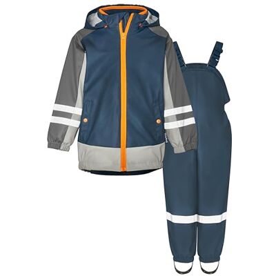 Playshoes Regen-Set, Zweiteilig 3-in-1 Regenjacke und Regenhose, Wasserdicht Playshoes Regen-Set, Zweiteilig 3-in-1 Regenjacke und Regenhose, Wasserdicht