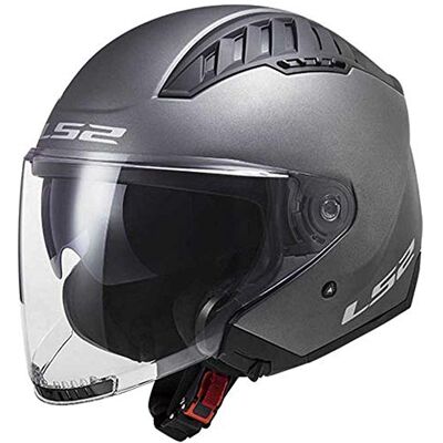 LS2 , Jet-Motorradhelm COPTER SOLID Matt Titanium, M LS2 , Jet-Motorradhelm COPTER SOLID Matt Titanium, M