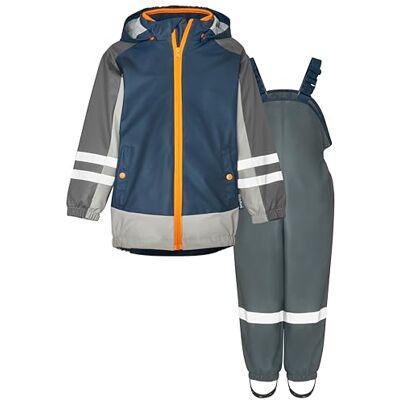 Playshoes Regen-Set, Zweiteilig 3-in-1 Regenjacke und Regenhose, Wasserdicht Playshoes Regen-Set, Zweiteilig 3-in-1 Regenjacke und Regenhose, Wasserdicht