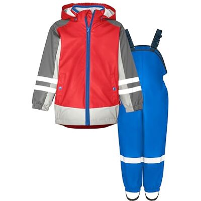Playshoes Regen-Set, Zweiteilig 3-in-1 Regenjacke und Regenhose, Wasserdicht Playshoes Regen-Set, Zweiteilig 3-in-1 Regenjacke und Regenhose, Wasserdicht