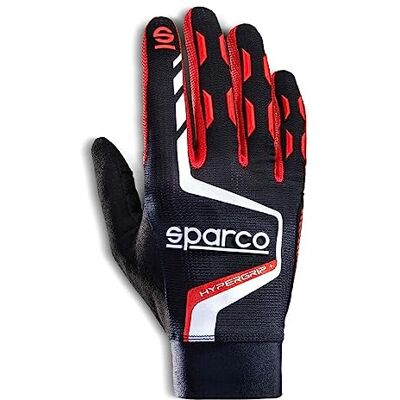 Sparco HYPERGRIP+ Gloves T 09 Black/RED, Mehrfarbig, 42/50 EU Sparco HYPERGRIP+ Gloves T 09 Black/RED, Mehrfarbig, 42/50 EU