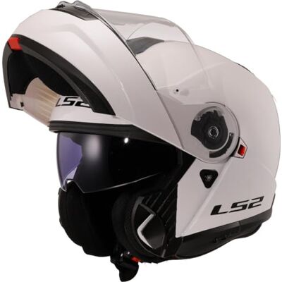 LS2 , klapphelme Motorrad Strobe II Gloss White, L LS2 , klapphelme Motorrad Strobe II Gloss White, L