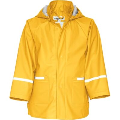 Playshoes Regenjacke Unisex Kinder Wind- und wasserdicht Regenmantel Regenbekleidung, gelb, 80 Playshoes Regenjacke Unisex Kinder Wind- und wasserdicht Regenmantel Regenbekleidung, gelb, 80