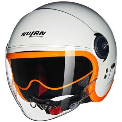 Nolan HELMET N21 VISOR 06 OCIO 347 M, Pearl/Orange Nolan HELMET N21 VISOR 06 OCIO 347 M, Pearl/Orange