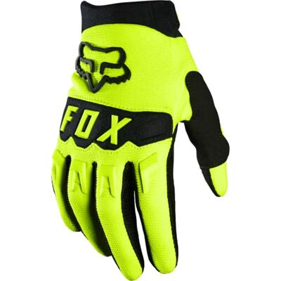 Fox Yth Dirtpaw Glove – Motocross Handschuhe – gepolsterte Knöchel – Touchscreen kompatibel – gepolsterte Handfläche – Silikondruck – für Jugendliche – Fluorescent Yellow, Größe: YS Fox Yth Dirtpaw Glove – Motocross Handschuhe – gepolsterte Knöchel – Touchscreen kompatibel – gepolsterte Handfläche – Silikondruck – für Jugendliche – Fluorescent Yellow, Größe: YS