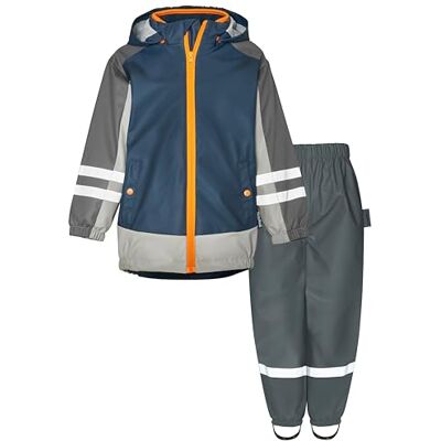 Playshoes Regen-Set, Zweiteilig 3-in-1 Regenjacke und Regenhose, Wasserdicht Playshoes Regen-Set, Zweiteilig 3-in-1 Regenjacke und Regenhose, Wasserdicht