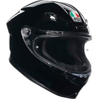AGV Motorradhelm K6 S Solid Gloss Black AGV Motorradhelm K6 S Solid Gloss Black
