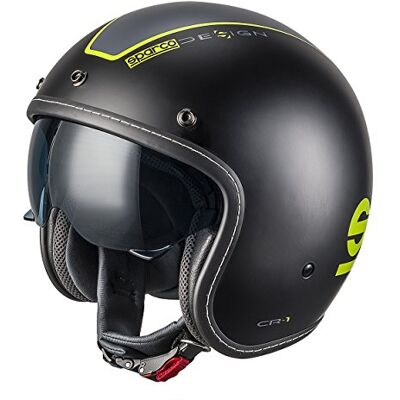 Sparco 0033404XLNRGF Helme CR-1, Schwarz, XL Sparco 0033404XLNRGF Helme CR-1, Schwarz, XL