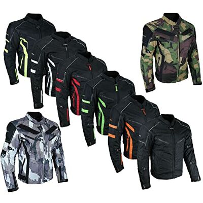 HEYBERRY Kurze Herren Motorradjacke mit Protektoren Gr. M 7XL HEYBERRY Kurze Herren Motorradjacke mit Protektoren Gr. M 7XL
