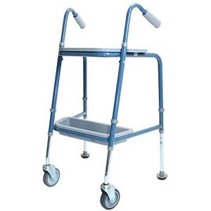 NRS Healthcare - Duo Walking Trolley - Blau - Dual-Action - Teekarren NRS Healthcare - Duo Walking Trolley - Blau - Dual-Action - Teekarren
