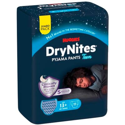 HUGGIES DryNites Nachtwindeln Jungen,13-17 Jahre, 33 St., Pyjama Pants HUGGIES DryNites Nachtwindeln Jungen,13-17 Jahre, 33 St., Pyjama Pants