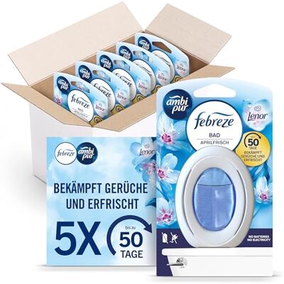 Febreze Badezimmer Lufterfrischer - Frühlingserwachen - Geruchsneutralisierer - 5er-Pack Febreze Badezimmer Lufterfrischer - Frühlingserwachen - Geruchsneutralisierer - 5er-Pack
