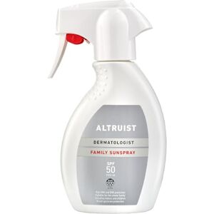 Altruist Family Sonnenspray LSF 50, 5-Sterne-UVA-PPD 48, parfümfrei, parabenfrei, wasserbeständiger Sonnenschutz für Babys (ab 6 Monaten), Kinder und Erwachsene, 250 ml Spray Altruist Family Sonnenspray LSF 50, 5-Sterne-UVA-PPD 48, parfümfrei, parabenfrei, wasserbeständiger Sonnenschutz für Babys (ab 6 Monaten), Kinder und Erwachsene, 250 ml Spray