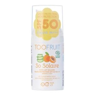 TOOFRUIT Sonnenmilch LSF 50+ für Kinder ab 3 Jahren, 30 ml, Mineralischer Sonnenschutz, Wasserfest, Ohne Chemische Filter, Dermatologisch getestet, Natürliche Inhaltsstoffe TOOFRUIT Sonnenmilch LSF 50+ für Kinder ab 3 Jahren, 30 ml, Mineralischer Sonnenschutz, Wasserfest, Ohne Chemische Filter, Dermatologisch getestet, Natürliche Inhaltsstoffe