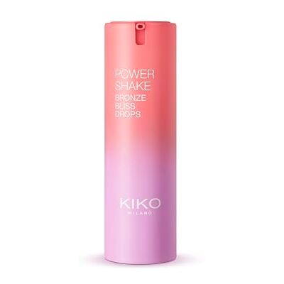 Kiko Milano Power Shake Bronze Bliss Drops, Feuchtigkeitsspendende Tropfen Für Das Gesicht Mit Goldenem Bräunungseffekt Kiko Milano Power Shake Bronze Bliss Drops, Feuchtigkeitsspendende Tropfen Für Das Gesicht Mit Goldenem Bräunungseffekt