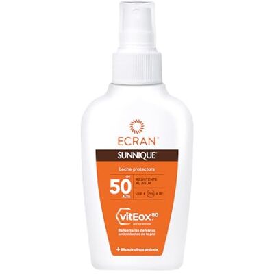 Ecran SUNNIQUE Schutzmilch SPF50 Vapor 100 ml Ecran SUNNIQUE Schutzmilch SPF50 Vapor 100 ml