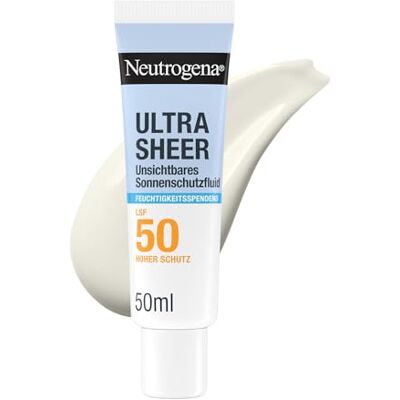 Neutrogena Ultra Sheer Feuchtigkeitsspendender Sonnenschutz LSF50, 50 ml Neutrogena Ultra Sheer Feuchtigkeitsspendender Sonnenschutz LSF50, 50 ml