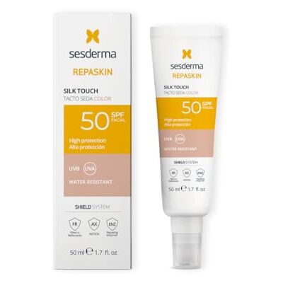 Sesderma Repaskin SPF50 Seidige Touch mit Farbe - Gesichtssonnenschutz Sesderma Repaskin SPF50 Seidige Touch mit Farbe - Gesichtssonnenschutz