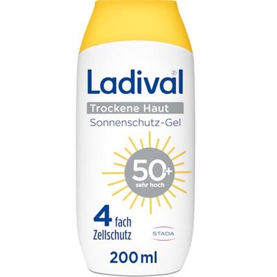 Ladival Trockene Haut Sonnencreme Lotion LSF 50 mit Hyaluronsäure, 200ml Ladival Trockene Haut Sonnencreme Lotion LSF 50 mit Hyaluronsäure, 200ml