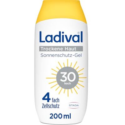 Ladival Trockene Haut Sonnencreme Lotion LSF 30 mit Hyaluronsäure, 200ml Ladival Trockene Haut Sonnencreme Lotion LSF 30 mit Hyaluronsäure, 200ml