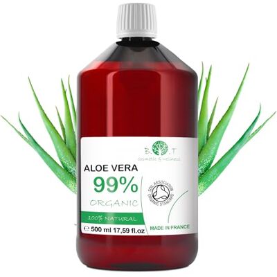 B.O.T cosmetic & wellness BIO Fresh Aloe Vera Flüssigkonzentrat 100% Natürlich und Rein Haut- und Haarpflege DIY Kosmetik Vegan und Tierversuchsfrei, 500 ml B.O.T cosmetic & wellness BIO Fresh Aloe Vera Flüssigkonzentrat 100% Natürlich und Rein Haut- und Haarpflege DIY Kosmetik Vegan und Tierversuchsfrei, 500 ml
