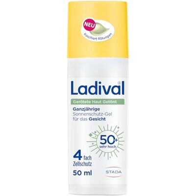 Ladival Gerötete Haut Getönt Sonnencreme Gesicht LSF 50, CC Cream, 50ml Ladival Gerötete Haut Getönt Sonnencreme Gesicht LSF 50, CC Cream, 50ml