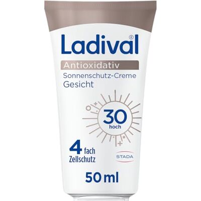 Ladival Antioxidativ Sonnencreme Gesicht LSF 50, Mit Vitamin C & E, 50ml Ladival Antioxidativ Sonnencreme Gesicht LSF 50, Mit Vitamin C & E, 50ml