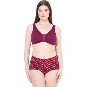 Ulla Popken Damen große Größen Übergrößen Plus Size Bustier, Still-BH, Vorderverschluss traubenrot 120D 689668844-120D Ulla Popken Damen große Größen Übergrößen Plus Size Bustier, Still-BH, Vorderverschluss traubenrot 120D 689668844-120D